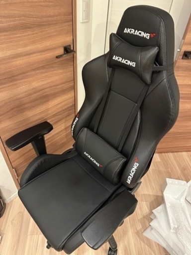 【2024年4月購入】AKRACING ゲーミングチェア Premium カーボンブラック PREMIUM/LOW-CARBON_BLACK