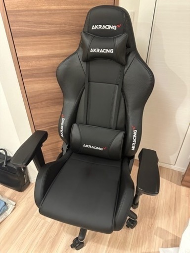 【2024年4月購入】AKRACING ゲーミングチェア Premium カーボンブラック PREMIUM/LOW-CARBON_BLACK