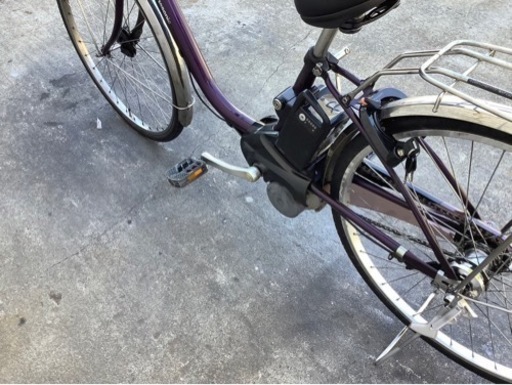 398 パナソニック最新機種電動アシスト自転車vivi26インチパープルボディー
