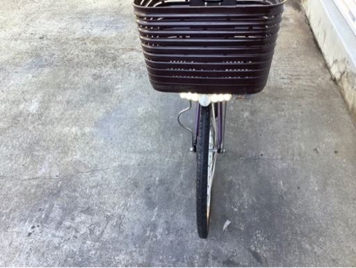 398 パナソニック最新機種電動アシスト自転車vivi26インチパープルボディー