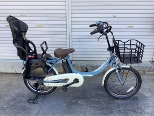 401  ヤマハ最新機種電動アシスト自転車pasBABBY20インチブルーホワイトツートン
