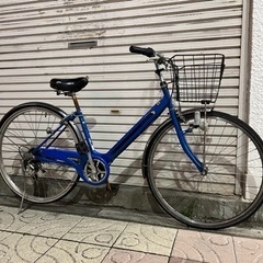 ジャンク品★ 自転車 ママチャリ あさひサイクル 6段変速 27...