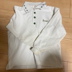 所沢文化幼稚園　長袖ポロシャツ　120