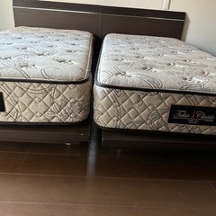 家具 ベッド ダブルベッド【値下げ決定】