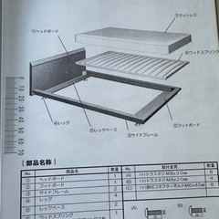家具 ベッド ダブルベッド【値下げ決定】