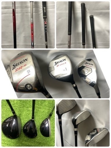 スリクソン ゴルフバッグ＋クラブセット シルバースコット845sゴルフ