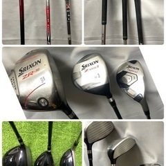 スリクソン　ゴルフクラブセット　14本セット　キャディバッグ 付き　メンズ