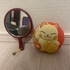 猫の手鏡