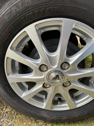 アルミホイール＆タイヤセット13インチ ECO FORME アルミホイール 13