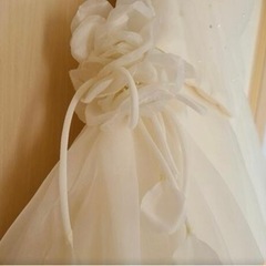 ウェディングドレス。