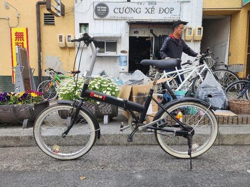 折りたたみ自転車　２０インチ　黒　配達可能