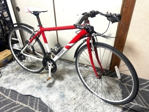 Ferrari.(フェラーリ)CR-Dクロスバイク27インチSHIMANO 21段変速、カーボンハンドル