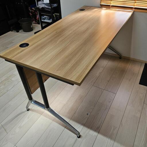 木製 オフィス用家具 机 デスク　サイドワゴン