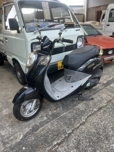 バイク　SYM umi50 始動確認　修理ベース　自賠責R6年10月6日まで付き