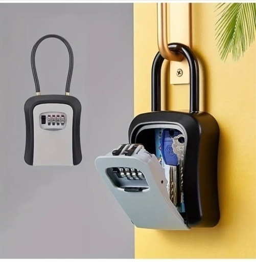 セキュリティ キーボックス 壁掛け 鍵 ボックス 南京錠 ロック ポケット ダイヤルロック 4桁ダイヤル式 小物 キー収納 防水 大容量 インテリア オシャレ 小型 暗証番号 オフィス アパート マンション 事務所 車 玄関 倉庫 会社 家庭 工事現場 現地対応 鍵の保管 防犯 盗難防止 サーフィン スノボー スノーボード  スキー