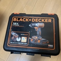 インパクトドリル　blacks+DECKER 