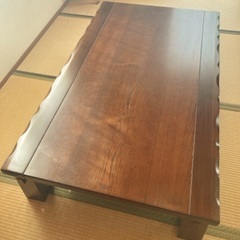 天然木 和室テーブル 机 座卓 