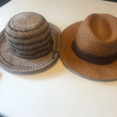 夏用帽子2個