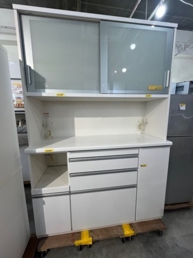 値下げしました！配達可【食器棚】【松田家具】クリーニング済　管理番号11604