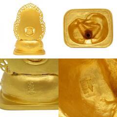 松久宗琳 普賢菩薩 仏像 320.5g 造幣局ホールマーク入り オブジェ K24