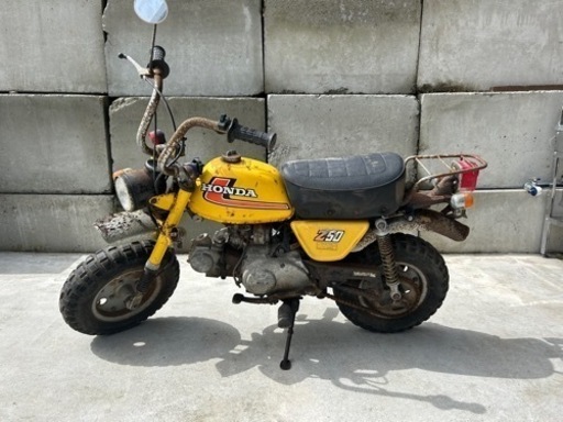 ホンダ モンキー Z50J キー無 ジャンク レストアベース 部品取り 早い者勝ち