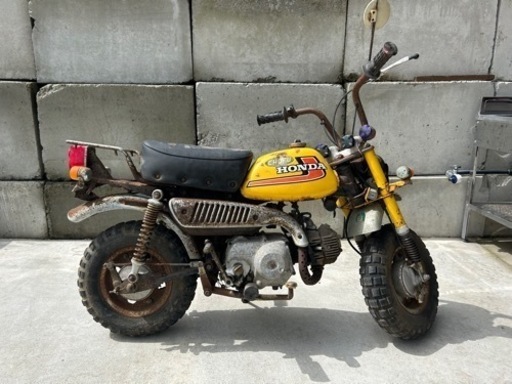 ホンダ モンキー Z50J キー無 ジャンク レストアベース 部品取り 早い