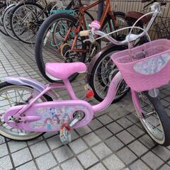 【お取引中】子供用自転車　16インチ　アイデス　プリンセス　補助...