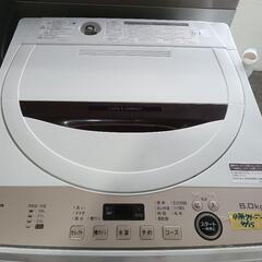 配送可【シャープ】6K洗濯機★2023年製　分解クリーニング済/6ヶ月保証付　管理番号11504