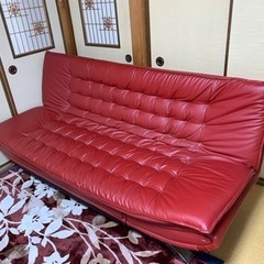 家具 ソファ 3人掛けソファ(ベッド) ★引き取り限定