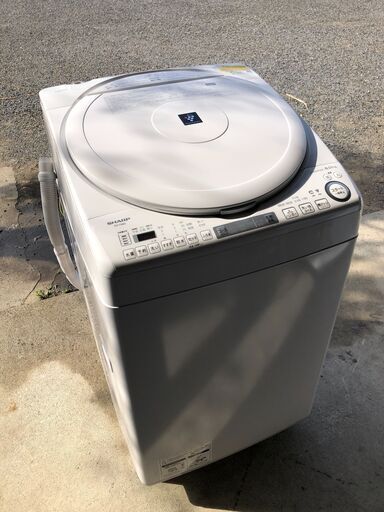 SHARP 縦型洗濯機 ES-TX8G　8kg 乾燥機能付き 2022年製