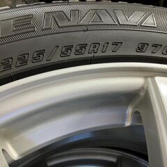 タイヤホイールセット EXPLODE グッドイヤーICE NAVI 225/55 R17　(管理番号：2900284) タイヤホイールセット EXPLODE グッドイヤーICE NAVI 225/55 R17 (管理