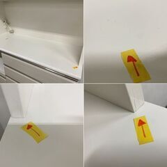 ニトリ/NITORI キッチンボード Nポスティア120KB ハイグロス ソフトクローズ  ホワイト 食器棚 中古家具 店頭引取歓迎 R8147