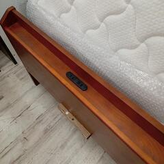 ★【タンスのゲン】シングルベッド　家具 ベッド 💳自社配送時🌟代引き可💳※現金、クレジット、スマホ決済対応※   
