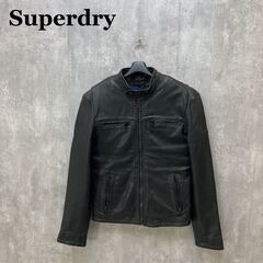 新品 Super dry 極度乾燥 レザージャケット S シング...