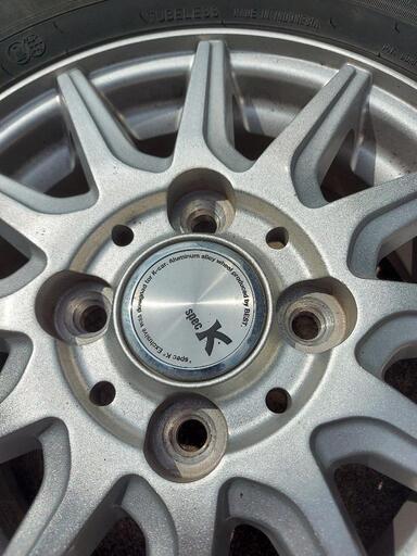 【お渡し先決定】軽トラ軽バン用アルミホイール　12×4.0B