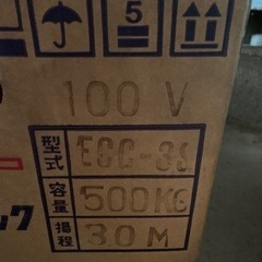 ニッチ電気チェーンブロック