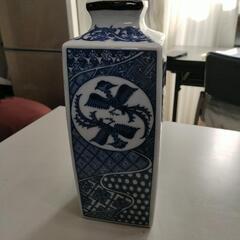 華山窯　鳳凰　花瓶