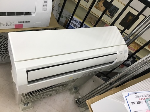 【基本取り付け工事費込価格】三菱 2.2kWルームエアコン 2021年製 MSZ-GV2220-W