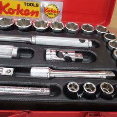 コーケン koken 4241M-6P ソケットセット 中古品 ケース付き 【ハンズ 