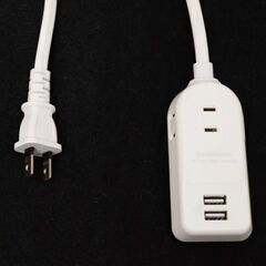 カシムラ 電源 タップ 2m USB ポート 付き AC タップ...