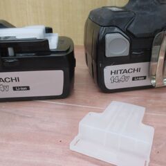 日立　HITACHI　WH14DKL　インパクトドライバ　中古品　バッテリ14.4V二個/充電器/説明書付き　【ハンズクラフト宜野湾店】