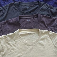 ユニクロ　スーピマコットンTシャツ　メンズMサイズ　5色セット　美品