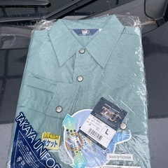 タカヤユニフォーム製　作業服長袖シャツ、3枚セット、新品袋入りです。
