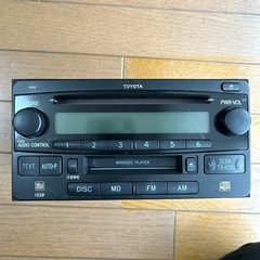 カーオーディオ　AM.FM.CD.MD