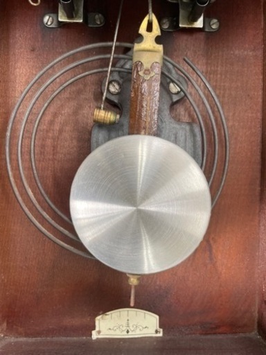 昭和レトロ　八角ゼンマイ式振り子時計 ボンボン時計 昭和レトロ八角ゼンマイ式振り子時計 ボンボン時計