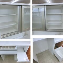 ※値下ok ニトリ組み合わせカップボード　（リガーレシリーズ）食器棚　ホワイト 組み合わせキッチンボード-リガーレ | ニトリネット【公式】 家具