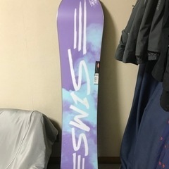 スノーボードSIMS VAPORIZER 144cm ビンディン...