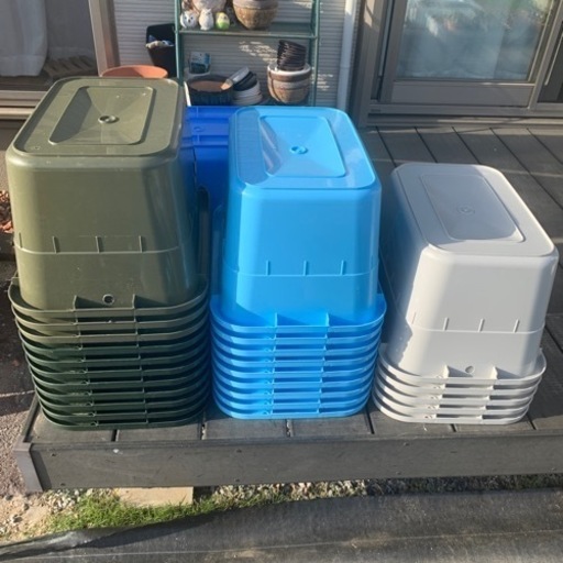 （只今、お取引中です）\nメダカで使用してましたタライ36ℓ色々です