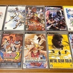 PSPゲームソフト10本セット【中古品】