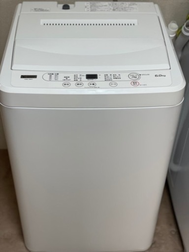 送料・設置込み可　洗濯機　6kg ヤマダ電機　2021年